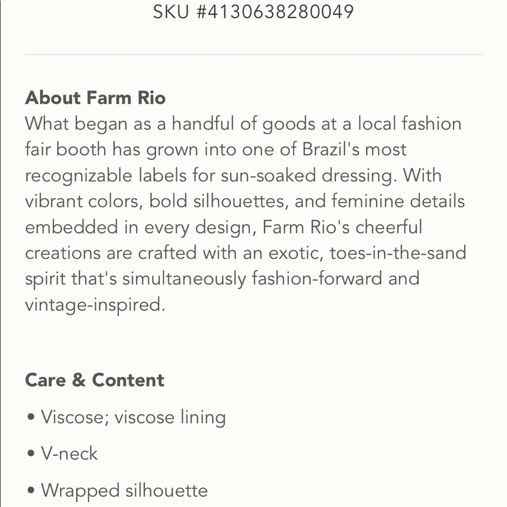 NWT: Anthropologie Farm Rio Monica Dress - Picture 3 of 4